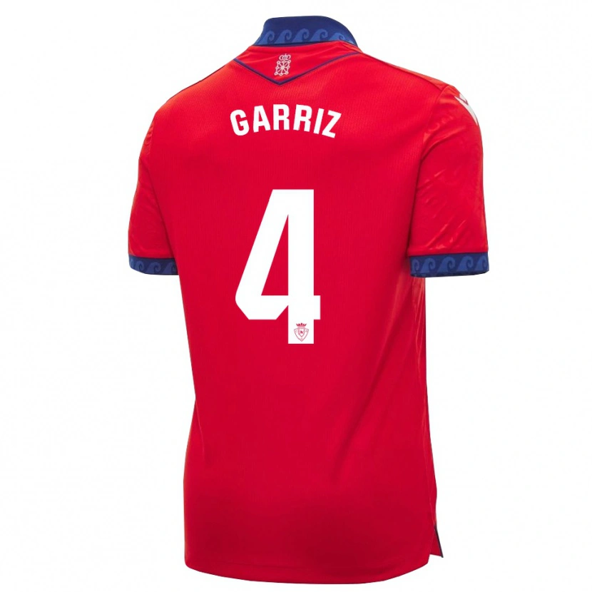 Danxen Hombre Camiseta Ibaider Garriz #4 Rojo Azul Marino Blanco 1ª Equipación 2026/27 La Camisa