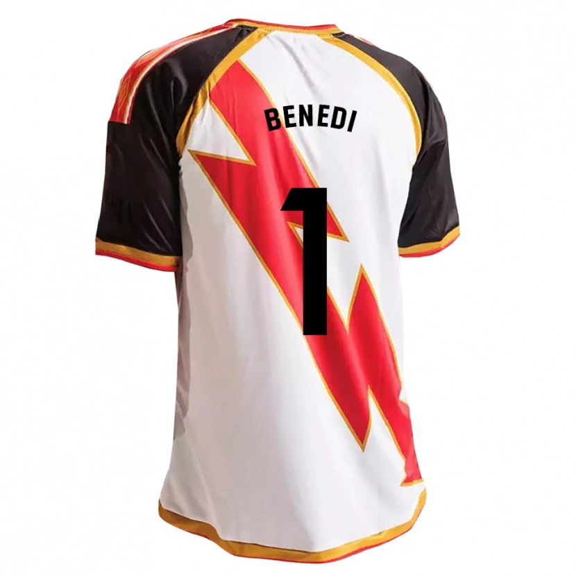 Danxen Hombre Camiseta Miguel Benedi #1 Negro Rojo Blanco Oro 1ª Equipación 2026/27 La Camisa