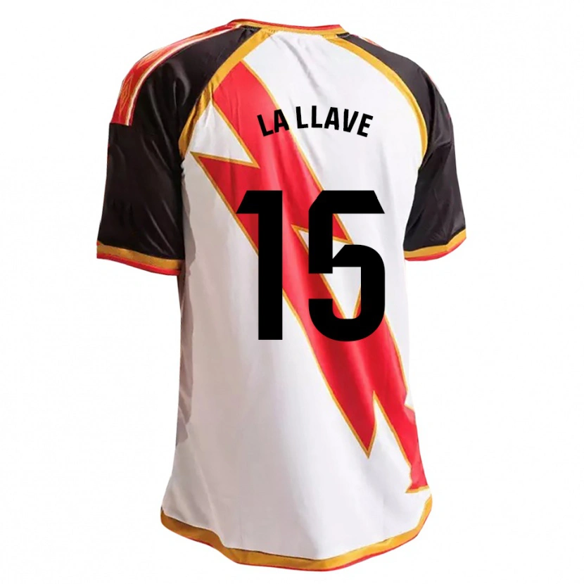 Danxen Hombre Camiseta Kevin De La Llave #15 Negro Rojo Blanco Oro 1ª Equipación 2026/27 La Camisa