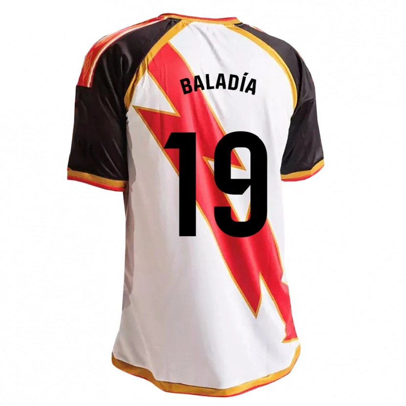 Danxen Hombre Camiseta Álvaro Baladía #19 Negro Rojo Blanco Oro 1ª Equipación 2026/27 La Camisa