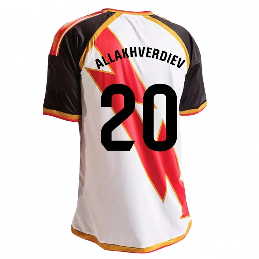 Danxen Hombre Camiseta Raul Allakhverdiev #20 Negro Rojo Blanco Oro 1ª Equipación 2026/27 La Camisa