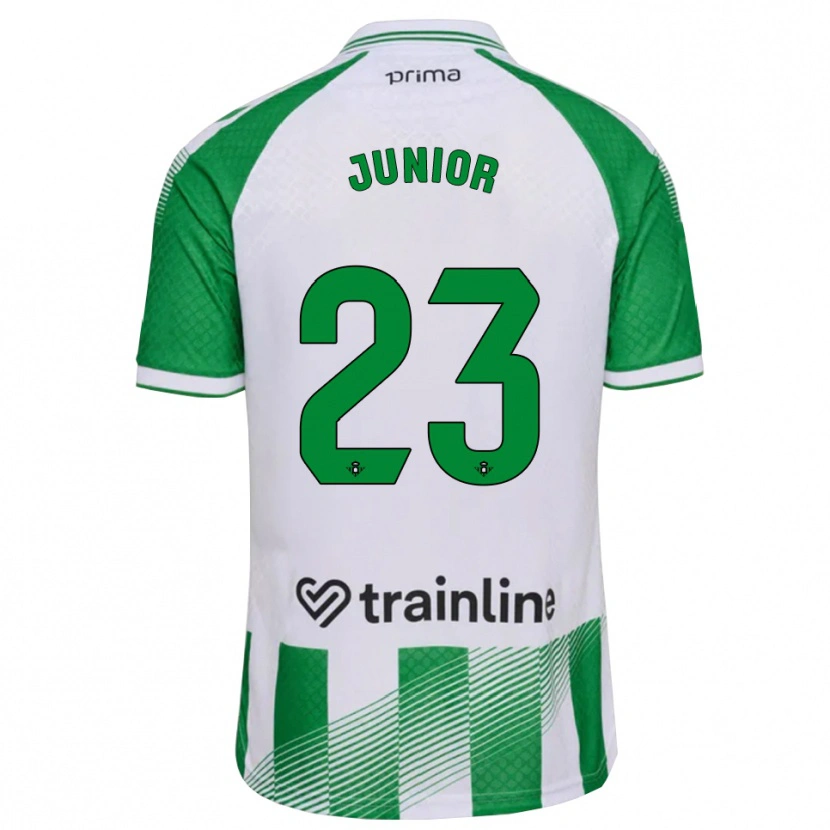 Danxen Hombre Camiseta Junior Firpo #23 Verde Claro Negro Blanco 1ª Equipación 2026/27 La Camisa