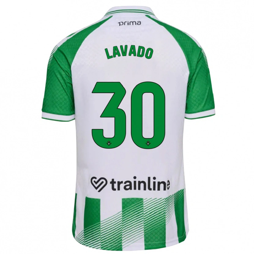 Danxen Hombre Camiseta Víctor Lavado #30 Verde Claro Negro Blanco 1ª Equipación 2026/27 La Camisa
