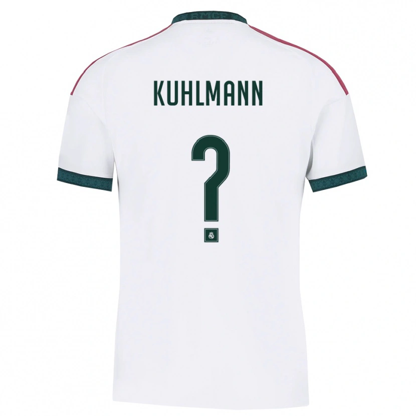 Danxen Hombre Camiseta Quim Kuhlmann #0 Verde Oscuro Blanco Rojo 1ª Equipación 2026/27 La Camisa