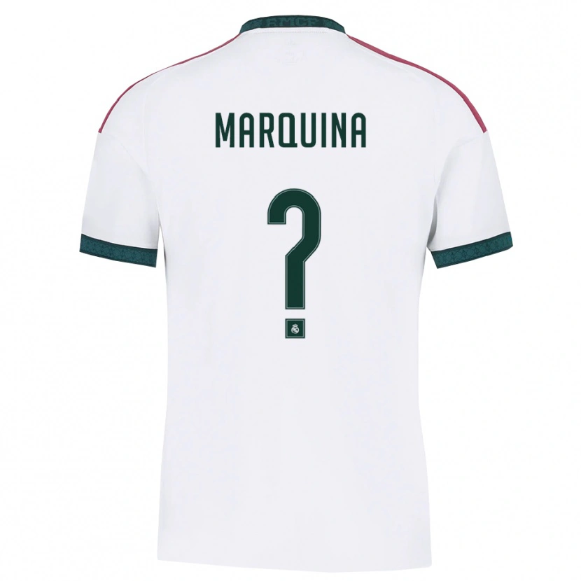 Danxen Hombre Camiseta Guillermo Marquina #0 Verde Oscuro Blanco Rojo 1ª Equipación 2026/27 La Camisa