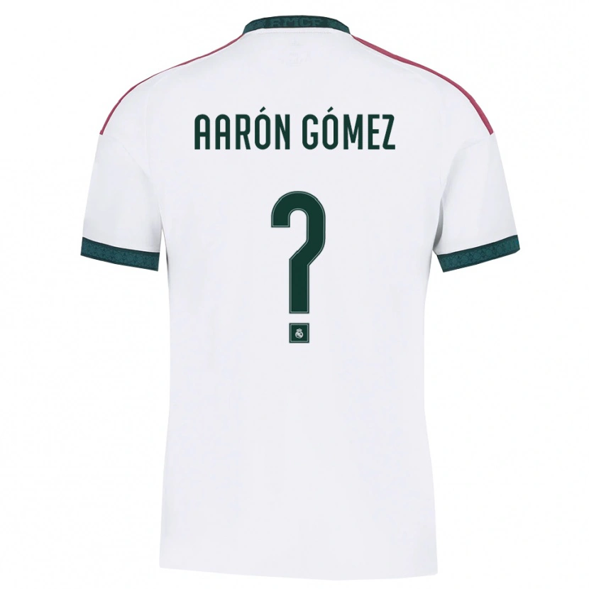 Danxen Hombre Camiseta Aarón Gómez #0 Verde Oscuro Blanco Rojo 1ª Equipación 2026/27 La Camisa