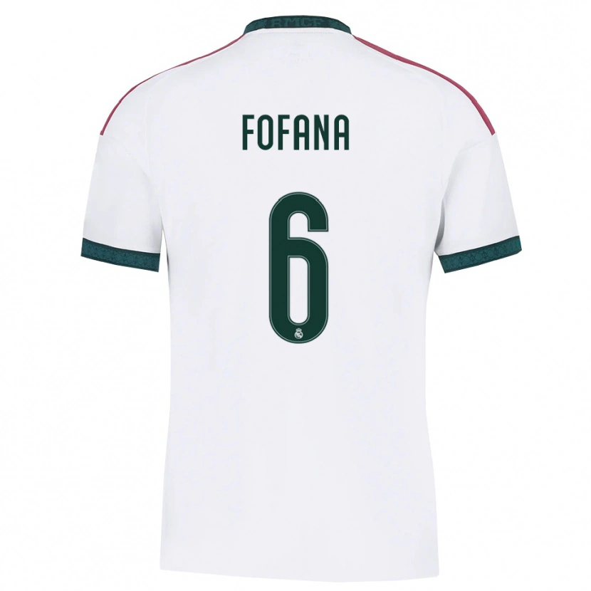 Danxen Hombre Camiseta Cherif Fofana #6 Verde Oscuro Blanco Rojo 1ª Equipación 2026/27 La Camisa