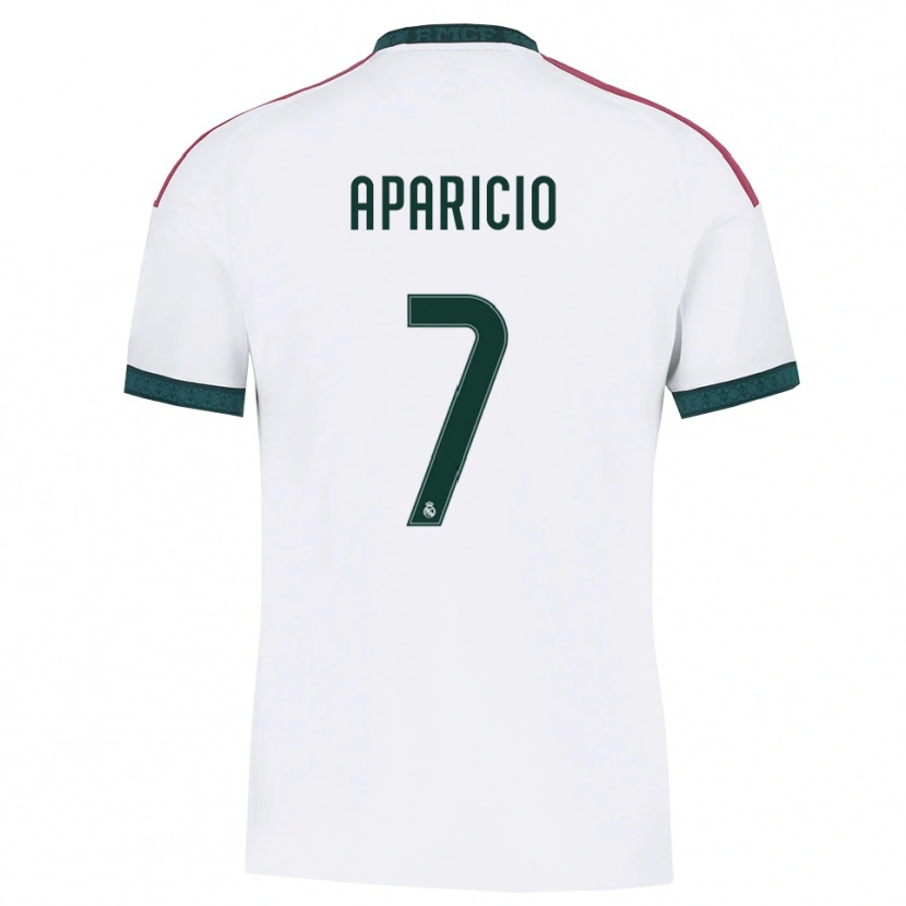 Danxen Hombre Camiseta Esteban Aparicio #7 Verde Oscuro Blanco Rojo 1ª Equipación 2026/27 La Camisa