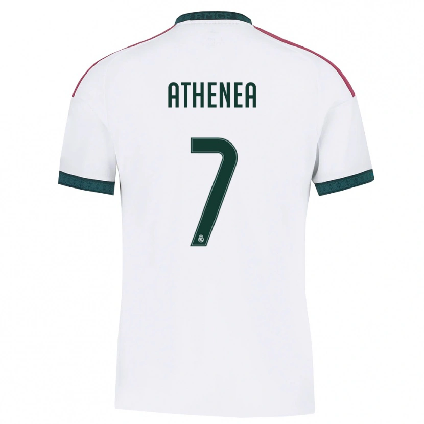 Danxen Hombre Camiseta Athenea Del Castillo #7 Verde Oscuro Blanco Rojo 1ª Equipación 2026/27 La Camisa