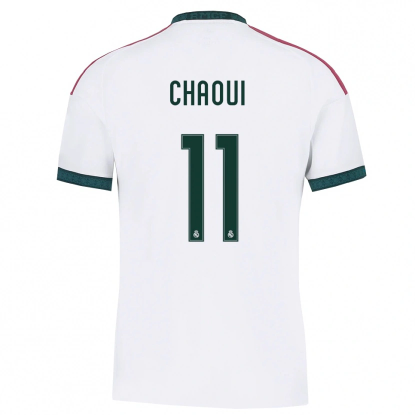 Danxen Hombre Camiseta Omar Chaoui #11 Verde Oscuro Blanco Rojo 1ª Equipación 2026/27 La Camisa