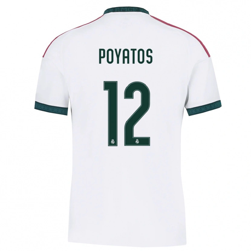 Danxen Hombre Camiseta Marco Poyatos #12 Verde Oscuro Blanco Rojo 1ª Equipación 2026/27 La Camisa