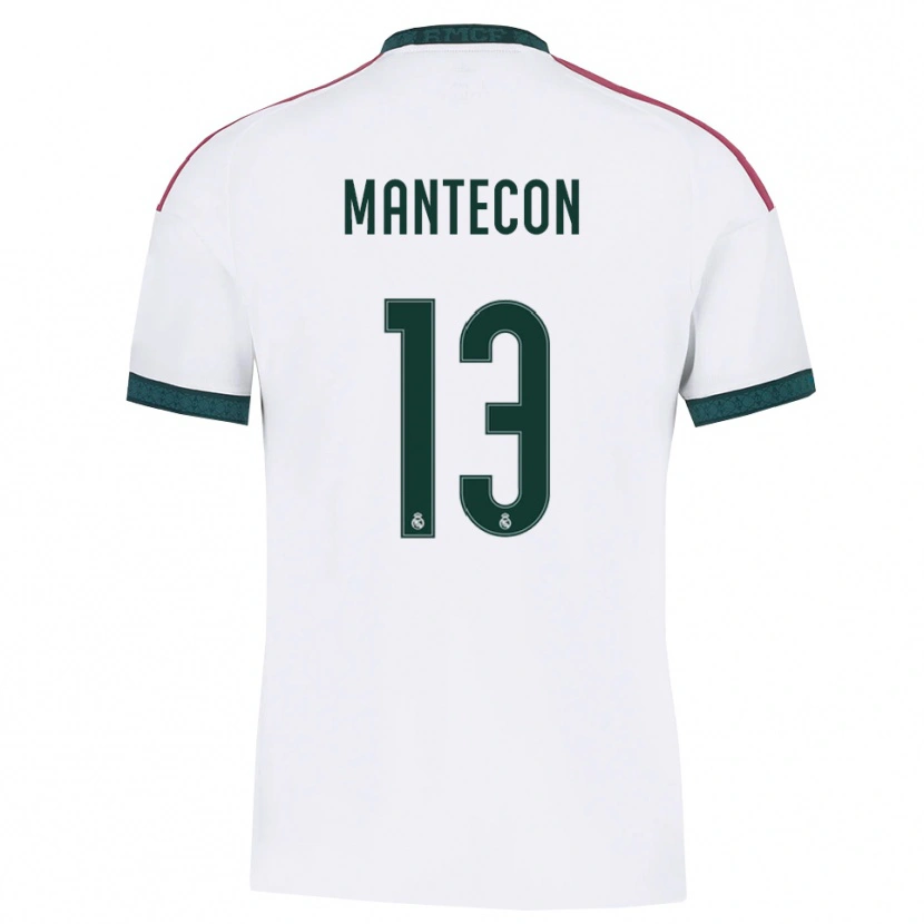 Danxen Hombre Camiseta Hugo Mantecon #13 Verde Oscuro Blanco Rojo 1ª Equipación 2026/27 La Camisa