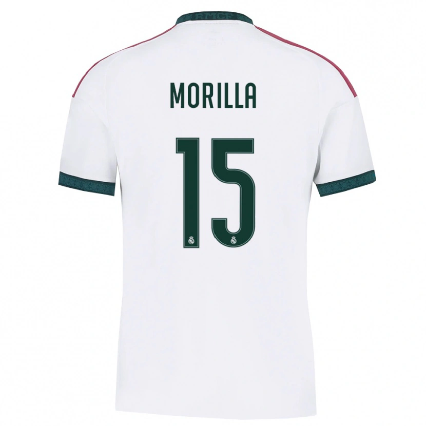 Danxen Hombre Camiseta Jairo Morilla #15 Verde Oscuro Blanco Rojo 1ª Equipación 2026/27 La Camisa