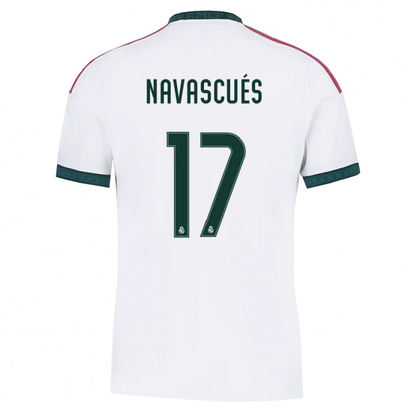 Danxen Hombre Camiseta Liberto Navascués #17 Verde Oscuro Blanco Rojo 1ª Equipación 2026/27 La Camisa