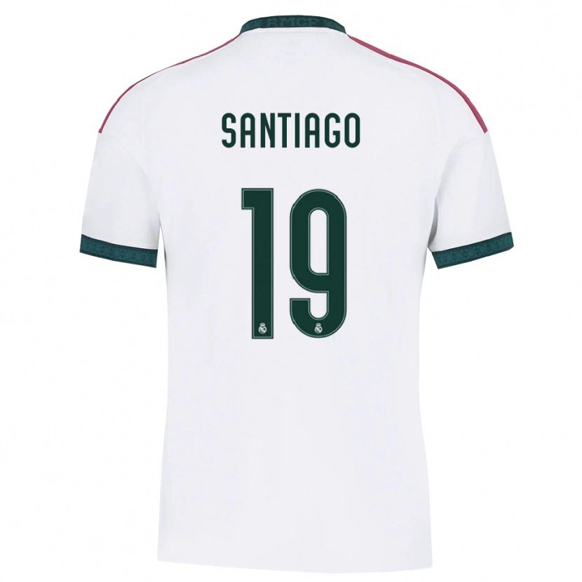 Danxen Hombre Camiseta Aimar Santiago #19 Verde Oscuro Blanco Rojo 1ª Equipación 2026/27 La Camisa