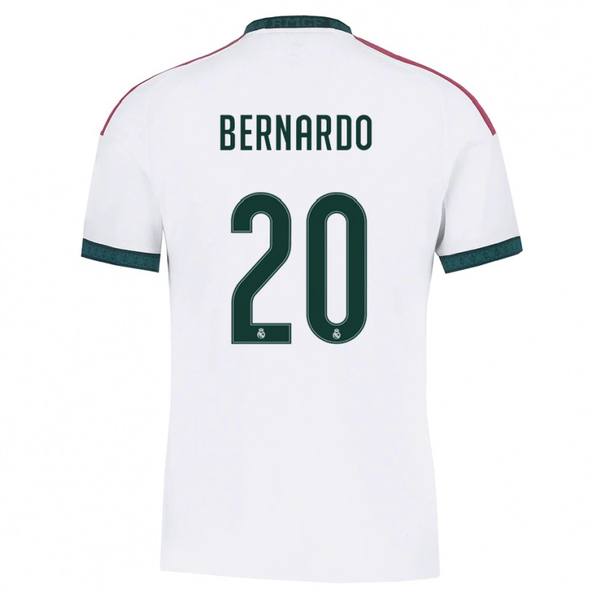 Danxen Hombre Camiseta Bernardo Silva #20 Verde Oscuro Blanco Rojo 1ª Equipación 2026/27 La Camisa