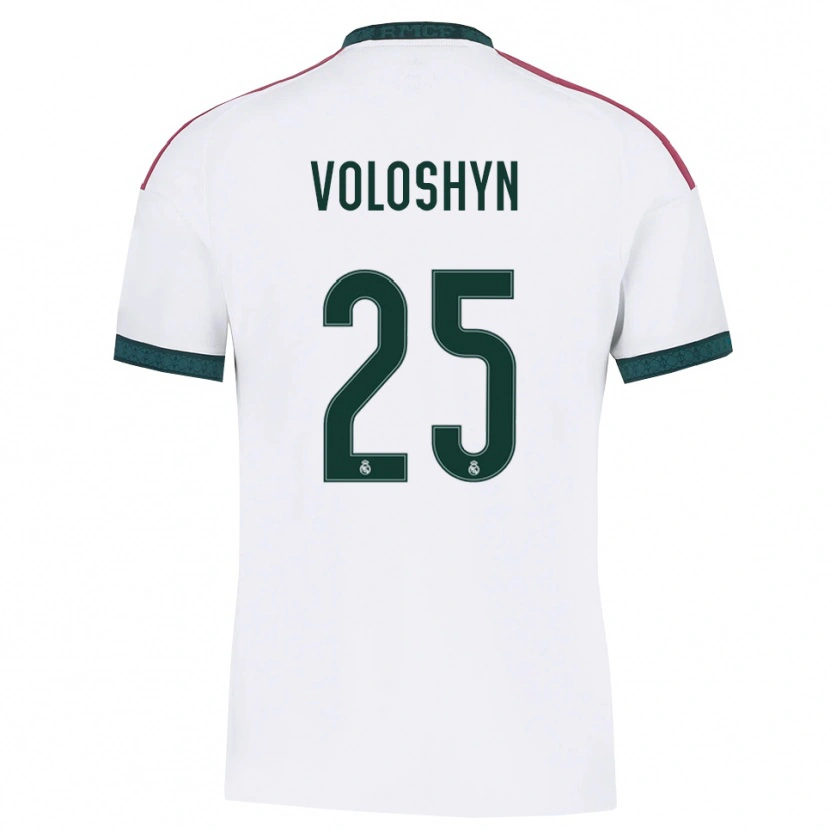 Danxen Hombre Camiseta Ilya Voloshyn #25 Verde Oscuro Blanco Rojo 1ª Equipación 2026/27 La Camisa