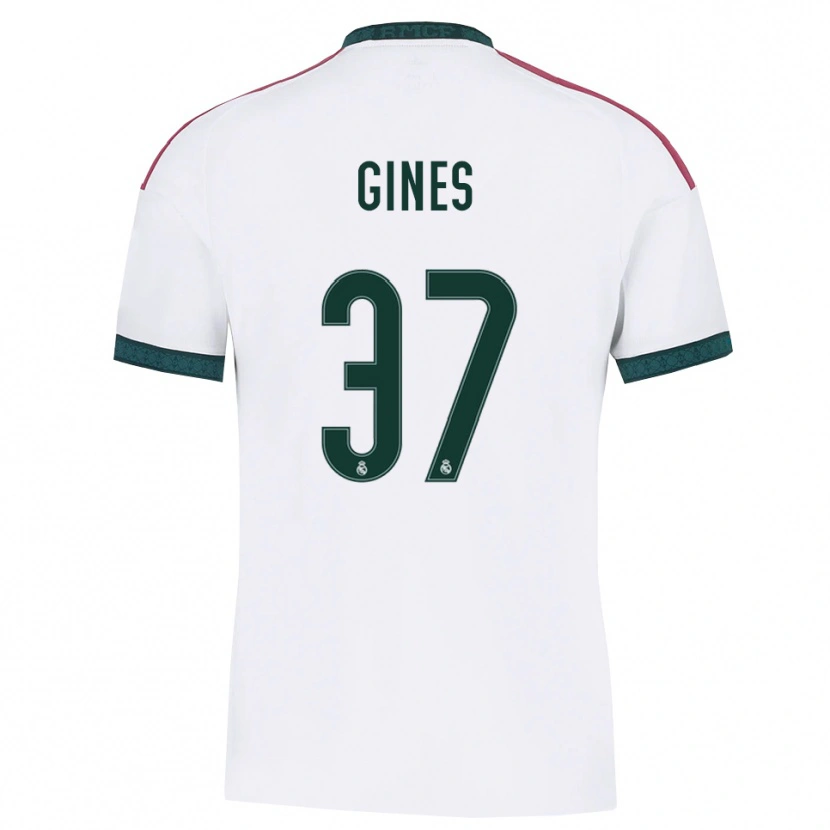 Danxen Hombre Camiseta Álvaro Ginés #37 Verde Oscuro Blanco Rojo 1ª Equipación 2026/27 La Camisa