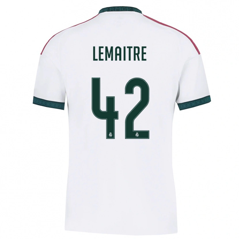 Danxen Hombre Camiseta Léo Lemaître #42 Verde Oscuro Blanco Rojo 1ª Equipación 2026/27 La Camisa