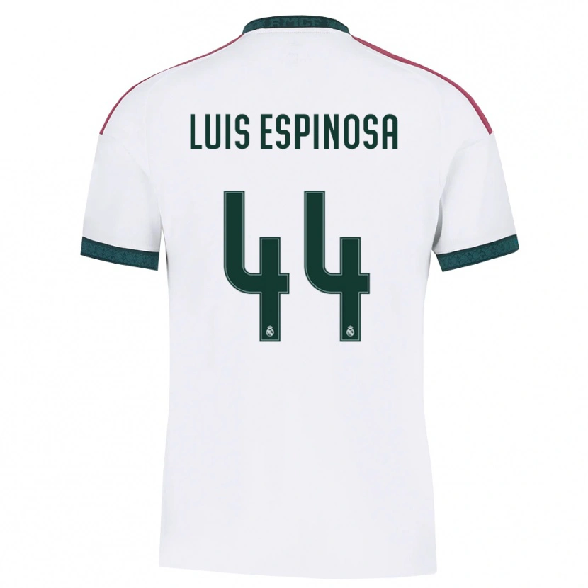 Danxen Hombre Camiseta José Luis Espinosa #44 Verde Oscuro Blanco Rojo 1ª Equipación 2026/27 La Camisa