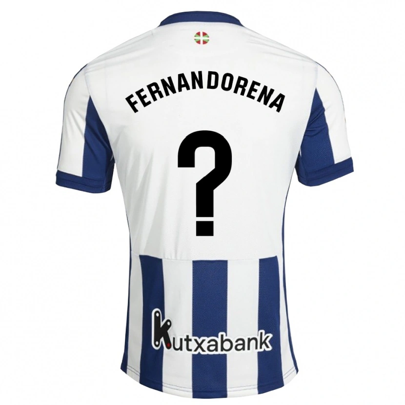 Danxen Hombre Camiseta Alex Fernandorena #0 Azul Marino Blanco Dorado 1ª Equipación 2026/27 La Camisa