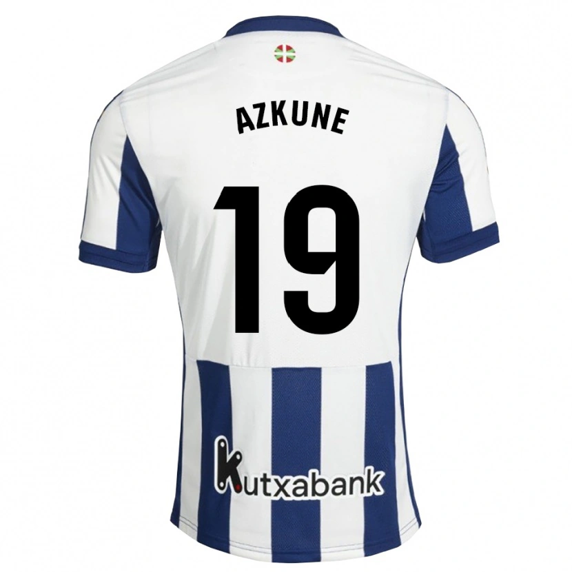 Danxen Hombre Camiseta Ekain Azkune #19 Azul Marino Blanco Dorado 1ª Equipación 2026/27 La Camisa