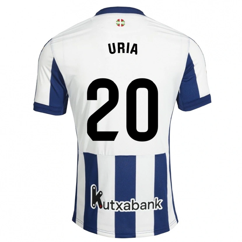 Danxen Hombre Camiseta Mirari Uria #20 Azul Marino Blanco Dorado 1ª Equipación 2026/27 La Camisa
