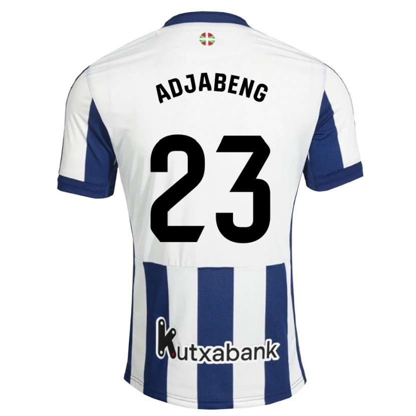 Danxen Hombre Camiseta Andrews Adjabeng #23 Azul Marino Blanco Dorado 1ª Equipación 2026/27 La Camisa