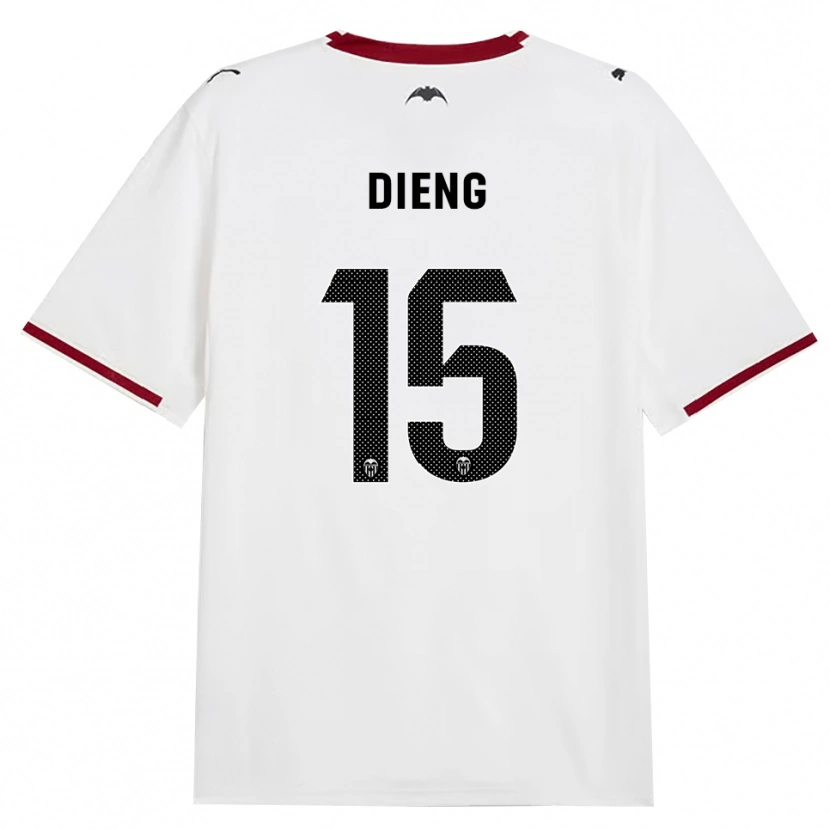 Danxen Hombre Camiseta Aliou Dieng #15 Negro Blanco Rojo Amarillo 1ª Equipación 2026/27 La Camisa