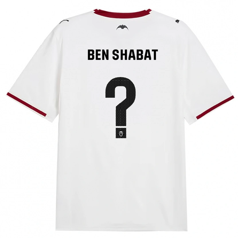 Danxen Hombre Camiseta Arad Ben Shabat #0 Negro Blanco Rojo Amarillo 1ª Equipación 2026/27 La Camisa