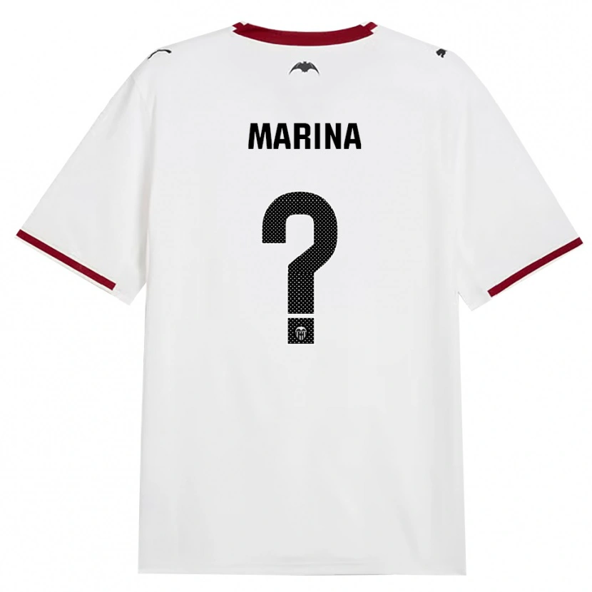 Danxen Hombre Camiseta Marina Llacer Muñoz #0 Negro Blanco Rojo Amarillo 1ª Equipación 2026/27 La Camisa