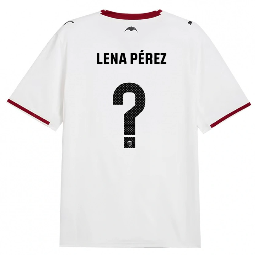 Danxen Hombre Camiseta Lena Pérez Sánchez #0 Negro Blanco Rojo Amarillo 1ª Equipación 2026/27 La Camisa