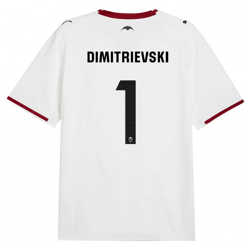 Danxen Hombre Camiseta Stole Dimitrievski #1 Negro Blanco Rojo Amarillo 1ª Equipación 2026/27 La Camisa