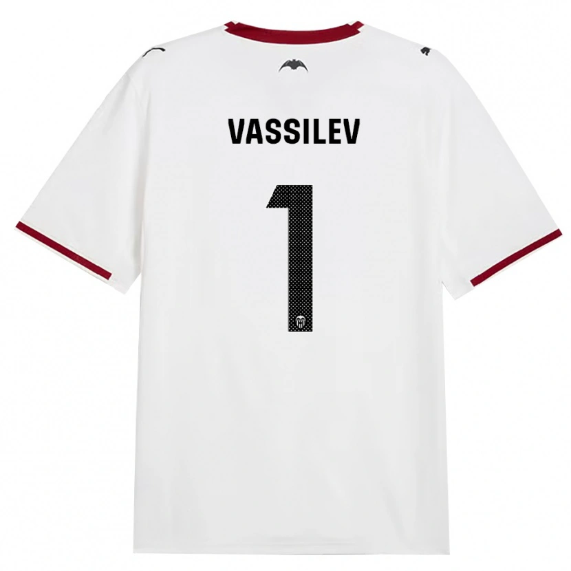 Danxen Hombre Camiseta David Vassilev #1 Negro Blanco Rojo Amarillo 1ª Equipación 2026/27 La Camisa