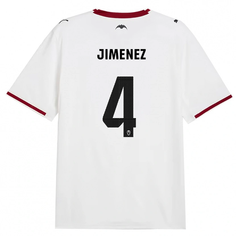 Danxen Hombre Camiseta Maria Jimenez #4 Negro Blanco Rojo Amarillo 1ª Equipación 2026/27 La Camisa