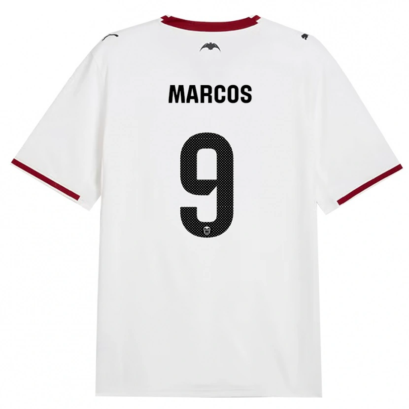 Danxen Hombre Camiseta Ana Marcos #9 Negro Blanco Rojo Amarillo 1ª Equipación 2026/27 La Camisa