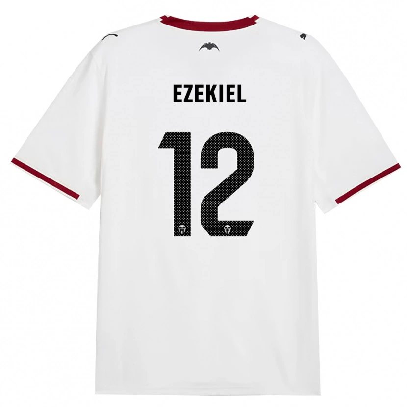 Danxen Hombre Camiseta Ezekiel Montunrayo #12 Negro Blanco Rojo Amarillo 1ª Equipación 2026/27 La Camisa
