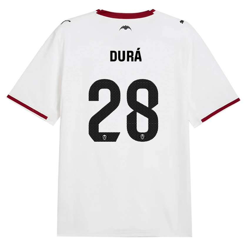 Danxen Hombre Camiseta Jaume Durá #28 Negro Blanco Rojo Amarillo 1ª Equipación 2026/27 La Camisa