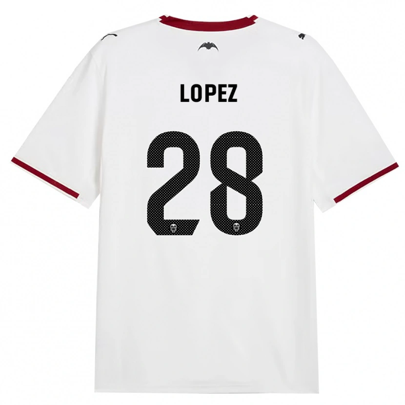 Danxen Hombre Camiseta Saray Lopez #28 Negro Blanco Rojo Amarillo 1ª Equipación 2026/27 La Camisa