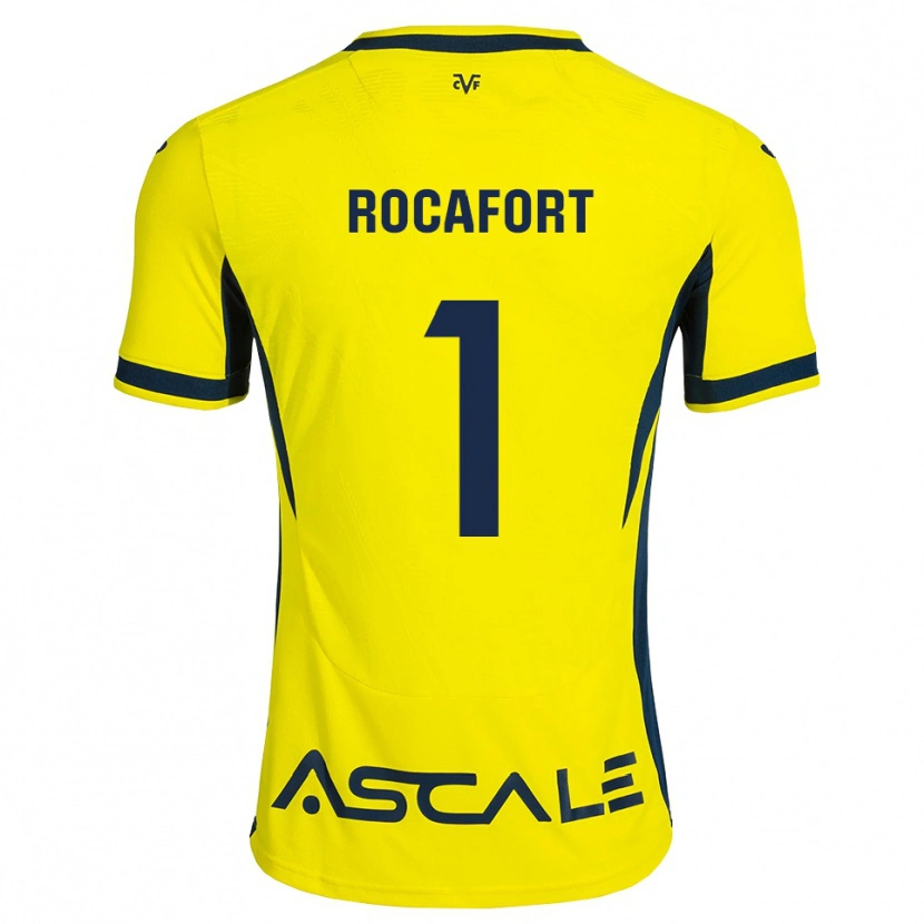 Danxen Hombre Camiseta Rodrigo Rocafort #1 Amarillo Negro Rojo 1ª Equipación 2026/27 La Camisa