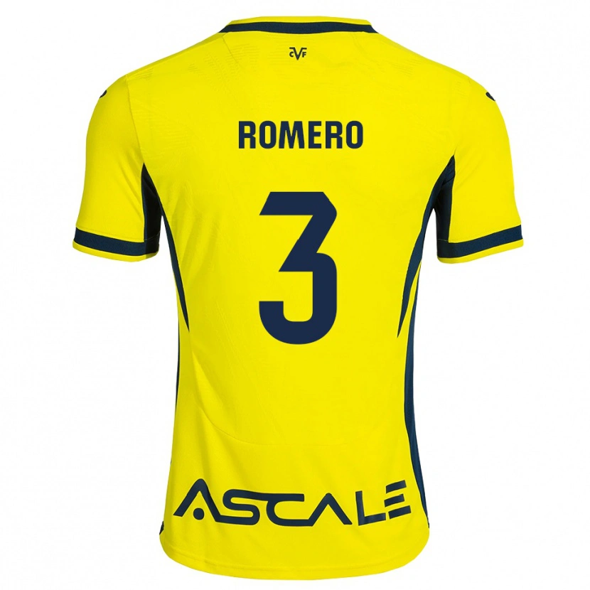 Danxen Hombre Camiseta Cristo Romero #3 Amarillo Negro Rojo 1ª Equipación 2026/27 La Camisa