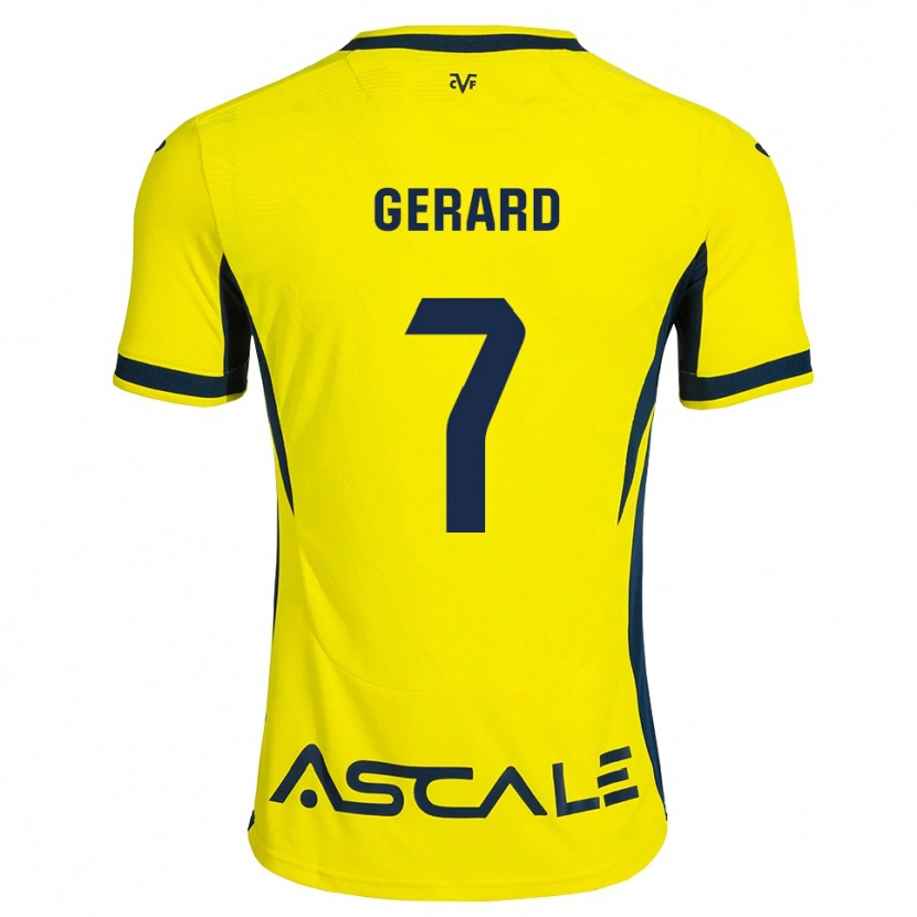Danxen Hombre Camiseta Gerard Moreno #7 Amarillo Negro Rojo 1ª Equipación 2026/27 La Camisa