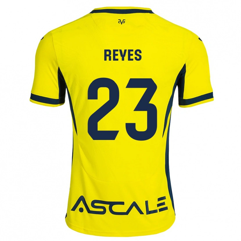 Danxen Hombre Camiseta Dani Reyes #23 Amarillo Negro Rojo 1ª Equipación 2026/27 La Camisa