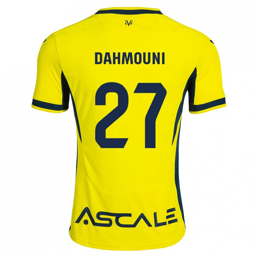 Danxen Hombre Camiseta Moha Dahmouni #27 Amarillo Negro Rojo 1ª Equipación 2026/27 La Camisa