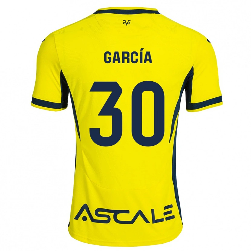 Danxen Hombre Camiseta Albert García #30 Amarillo Negro Rojo 1ª Equipación 2026/27 La Camisa