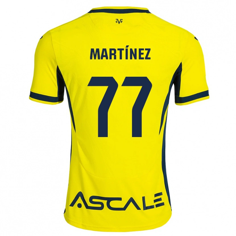 Danxen Hombre Camiseta Enric Martínez #77 Amarillo Negro Rojo 1ª Equipación 2026/27 La Camisa