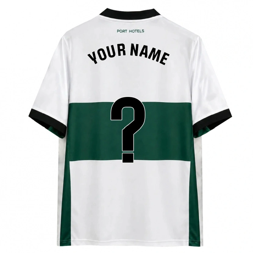 Danxen Hombre Camiseta Su Nombre #0 Verde Blanco Rojo 1ª Equipación 2026/27 La Camisa