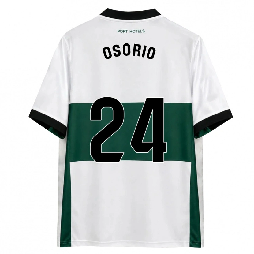Danxen Hombre Camiseta Abiel Osorio #24 Verde Blanco Rojo 1ª Equipación 2026/27 La Camisa