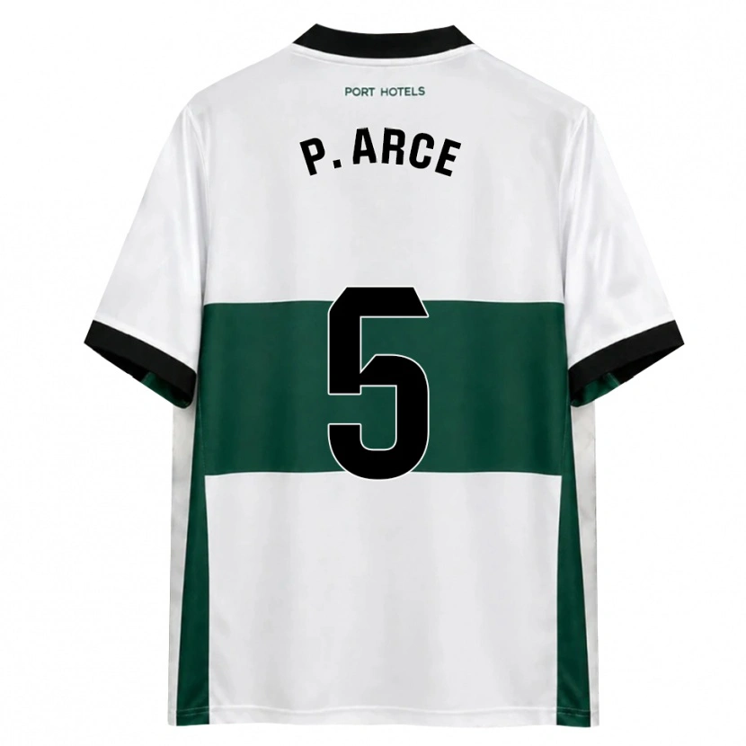 Danxen Hombre Camiseta Paula Arce Moreno #5 Verde Blanco Rojo 1ª Equipación 2026/27 La Camisa