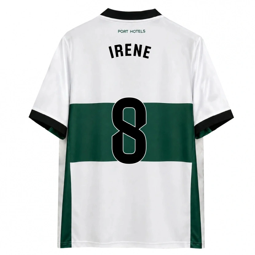 Danxen Hombre Camiseta Irene Ñiguez García #8 Verde Blanco Rojo 1ª Equipación 2026/27 La Camisa